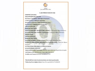 TMMOB Çevre Mühendisleri Odası 9. Öğrenci Kurultayının ilk günü çevrimiçi olarak gerçekleştirildi.